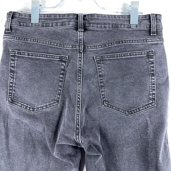 H&M Womens Ankle Skinny Jeans High Rise Five Design Pockets Womens Black Size 12 - Picture 4 of 12